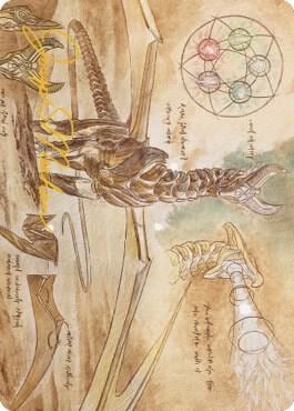 Ramos, Dragon Engine Art Card (Gold-Stamped Signature), Art Series: The Brothers' War 74