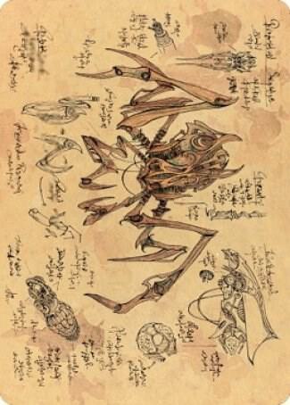 Scrap Trawler Art Card, Art Series: The Brothers' War 75