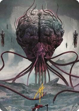 Elder Brain Art Card (Gold-Stamped Signature), Art Series: Commander Legends: Battle for Baldur's Gate 13