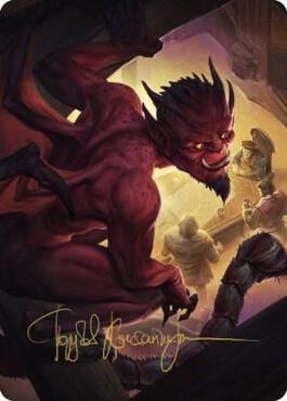 Imp Art Card (Gold-Stamped Signature), Art Series: Commander Legends: Battle for Baldur's Gate 19