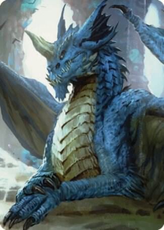 Young Blue Dragon Art Card, Art Series: Commander Legends: Battle for Baldur's Gate 27