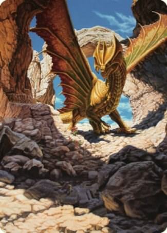 Ancient Brass Dragon Art Card (2/81), Art Series: Commander Legends: Battle for Baldur's Gate 2