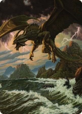 Ancient Bronze Dragon Art Card (3/81), Art Series: Commander Legends: Battle for Baldur's Gate 3