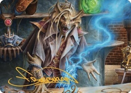 Renari, Merchant of Marvels Art Card (Gold-Stamped Signature), Art Series: Commander Legends: Battle for Baldur's Gate 30