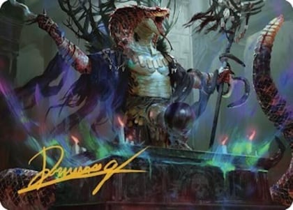 Sivriss, Nightmare Speaker Art Card (32/81) (Gold-Stamped Signature), Art Series: Commander Legends: Battle for Baldur's Gate 32