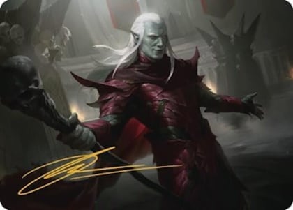 Baeloth Barrityl, Entertainer Art Card (Gold-Stamped Signature), Art Series: Commander Legends: Battle for Baldur's Gate 33