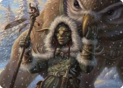 Owlbear Shepherd Art Card, Art Series: Commander Legends: Battle for Baldur's Gate 35