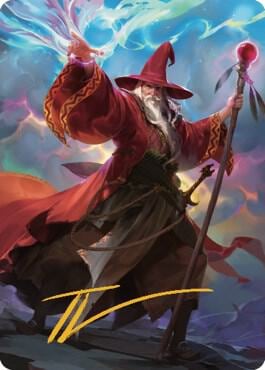 Elminster Art Card (36/81) (Gold-Stamped Signature), Art Series: Commander Legends: Battle for Baldur's Gate 36