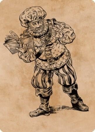 Volo, Itinerant Scholar Art Card, Art Series: Commander Legends: Battle for Baldur's Gate 48
