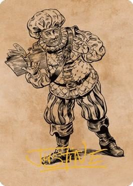 Volo, Itinerant Scholar Art Card (Gold-Stamped Signature), Art Series: Commander Legends: Battle for Baldur's Gate 48
