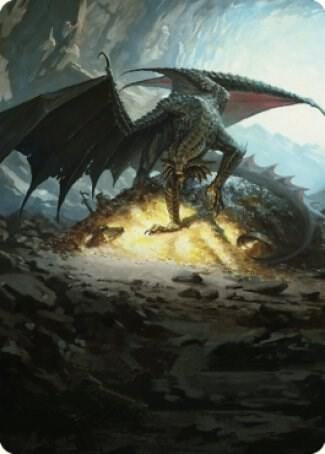 Ancient Copper Dragon Art Card (4/81), Art Series: Commander Legends: Battle for Baldur's Gate 4