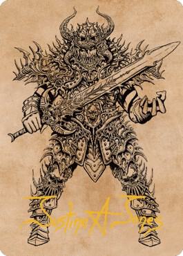 Sarevok, Deathbringer Art Card (Gold-Stamped Signature), Art Series: Commander Legends: Battle for Baldur's Gate 50