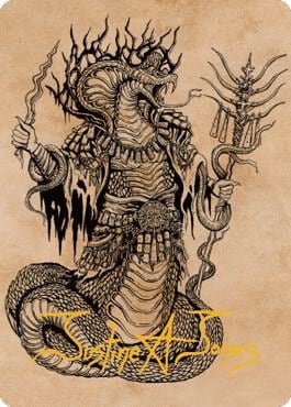 Sivriss, Nightmare Speaker Art Card (51/81) (Gold-Stamped Signature), Art Series: Commander Legends: Battle for Baldur's Gate 51