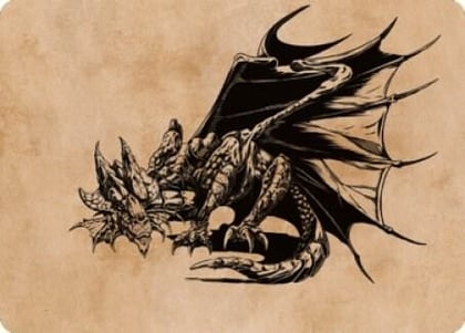 Ancient Copper Dragon Art Card (52/81), Art Series: Commander Legends: Battle for Baldur's Gate 52