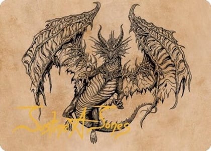 Ganax, Astral Hunter Art Card (Gold-Stamped Signature), Art Series: Commander Legends: Battle for Baldur's Gate 53