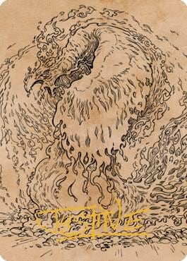 Nemesis Phoenix Art Card (Gold-Stamped Signature), Art Series: Commander Legends: Battle for Baldur's Gate 56