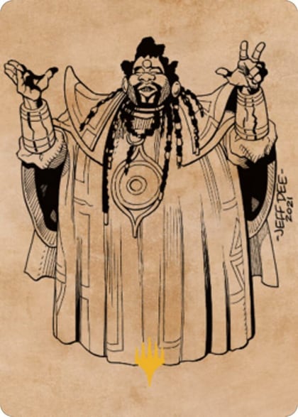 Alaundo the Seer Art Card (Gold-Stamped), Art Series: Commander Legends: Battle for Baldur's Gate 61