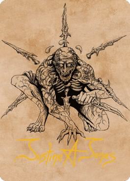Bhaal, Lord of Murder Art Card (Gold-Stamped Signature), Art Series: Commander Legends: Battle for Baldur's Gate 63