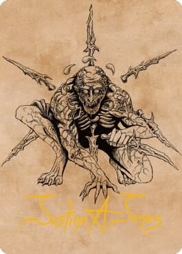 Bhaal, Lord of Murder Art Card (Gold-Stamped Signature), Art Series: Commander Legends: Battle for Baldur's Gate 63
