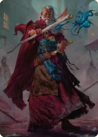 Elminster Art Card (64/81), Art Series: Commander Legends: Battle for Baldur's Gate 64