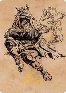 Korlessa, Scale Singer Art Card (Gold-Stamped Signature), Art Series: Commander Legends: Battle for Baldur's Gate 68