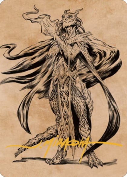 Lozhan, Dragons' Legacy Art Card (Gold-Stamped Signature), Art Series: Commander Legends: Battle for Baldur's Gate 69