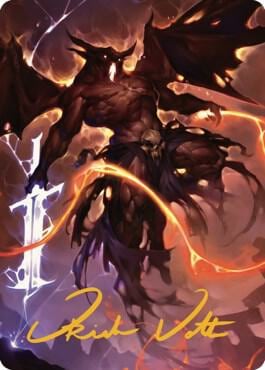 Balor Art Card (Gold-Stamped Signature), Art Series: Commander Legends: Battle for Baldur's Gate 7