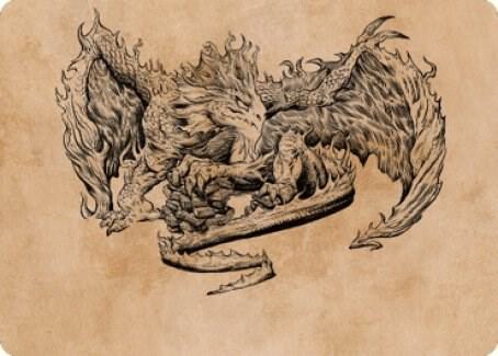 Miirym, Sentinel Wyrm Art Card, Art Series: Commander Legends: Battle for Baldur's Gate 71