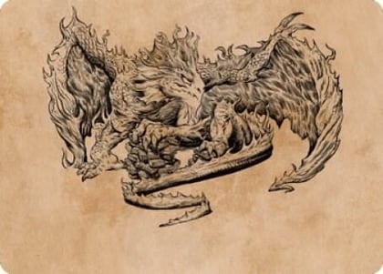 Miirym, Sentinel Wyrm Art Card, Art Series: Commander Legends: Battle for Baldur's Gate 71