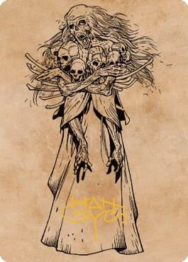 Myrkul, Lord of Bones Art Card (73/81) (Gold-Stamped Signature), Art Series: Commander Legends: Battle for Baldur's Gate 73
