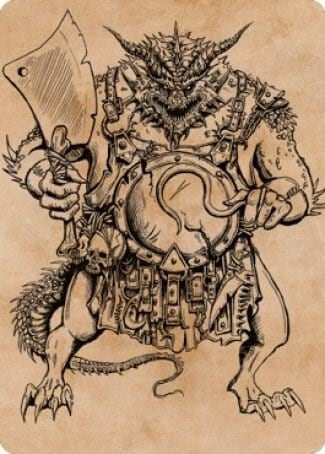 Thrakkus the Butcher Art Card, Art Series: Commander Legends: Battle for Baldur's Gate 77