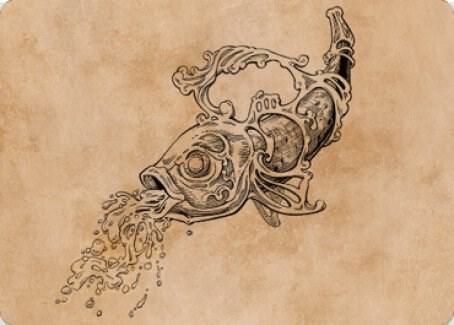Decanter of Endless Water Art Card, Art Series: Commander Legends: Battle for Baldur's Gate 79
