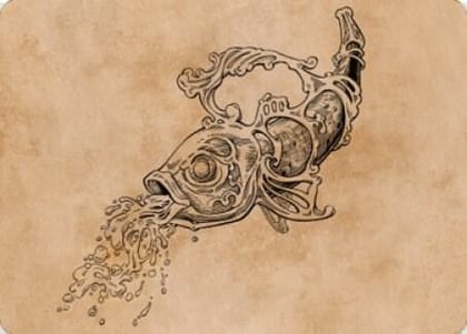 Decanter of Endless Water Art Card, Art Series: Commander Legends: Battle for Baldur's Gate 79