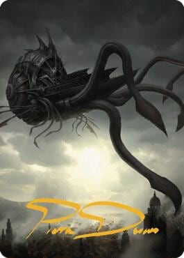 Nautiloid Ship Art Card (Gold-Stamped Signature), Art Series: Commander Legends: Battle for Baldur's Gate 80