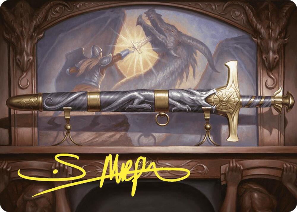 Ancestral Blade Art Card (Gold-Stamped Signature), Art Series: Commander Masters 1