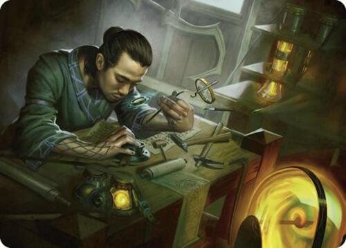 Renowned Weaponsmith Art Card, Art Series: Commander Masters 10