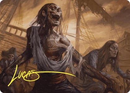 Rise from the Tides Art Card (Gold-Stamped Signature), Art Series: Commander Masters 11