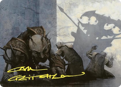 Decree of Pain Art Card (Gold-Stamped Signature), Art Series: Commander Masters 14