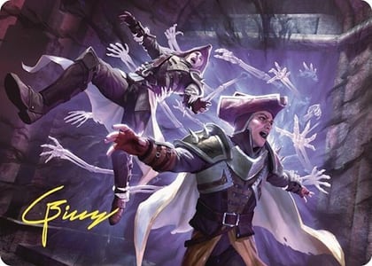 Grave Pact Art Card (Gold-Stamped Signature), Art Series: Commander Masters 19