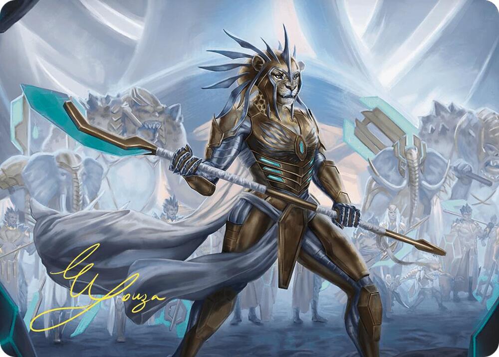 Kemba, Kha Regent Art Card (Gold-Stamped Signature), Art Series: Commander Masters 2
