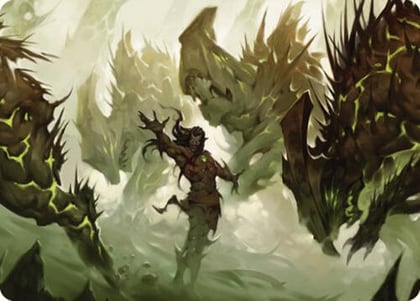 Ezuri's Predation Art Card, Art Series: Commander Masters 23