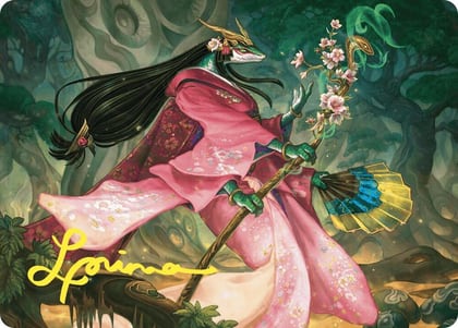 Sakiko, Mother of Summer Art Card (Gold-Stamped Signature), Art Series: Commander Masters 24