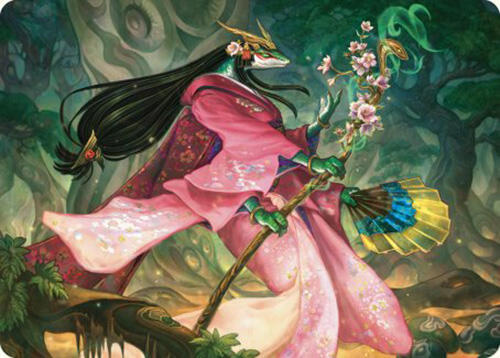 Sakiko, Mother of Summer Art Card, Art Series: Commander Masters 24