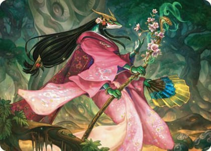 Sakiko, Mother of Summer Art Card, Art Series: Commander Masters 24