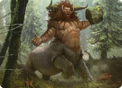Stonehoof Chieftain Art Card, Art Series: Commander Masters 26