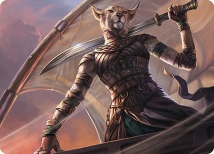Mirri, Weatherlight Duelist Art Card, Art Series: Commander Masters 28