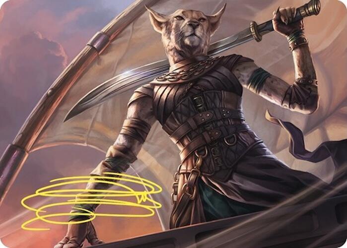 Mirri, Weatherlight Duelist Art Card (Gold-Stamped Signature), Art Series: Commander Masters 28