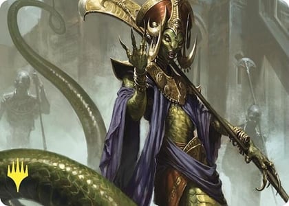 Sidisi, Brood Tyrant Art Card (Gold-Stamped), Art Series: Commander Masters 29