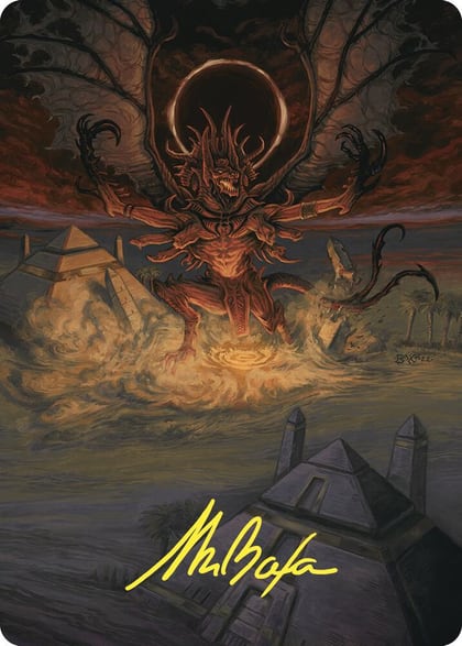 Dread Return Art Card (Gold-Stamped Signature), Art Series: Commander Masters 36