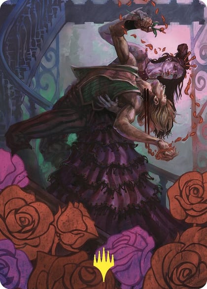 Exsanguinate Art Card (2) (Gold-Stamped), Art Series: Commander Masters 37